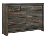 Ridgedale 5Pc Weathered Dark Brown King Bedroom Set (Oversized)