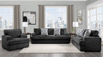 Rivermeade Gray Plush Microfiber Sofa (Oversized)