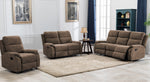 Ronald Brown Fabric Manual Recliner Sofa