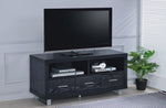 Rosaria Black Oak Wood 48" TV Console