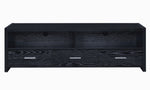 Rosaria Black Oak Wood 62" TV Console