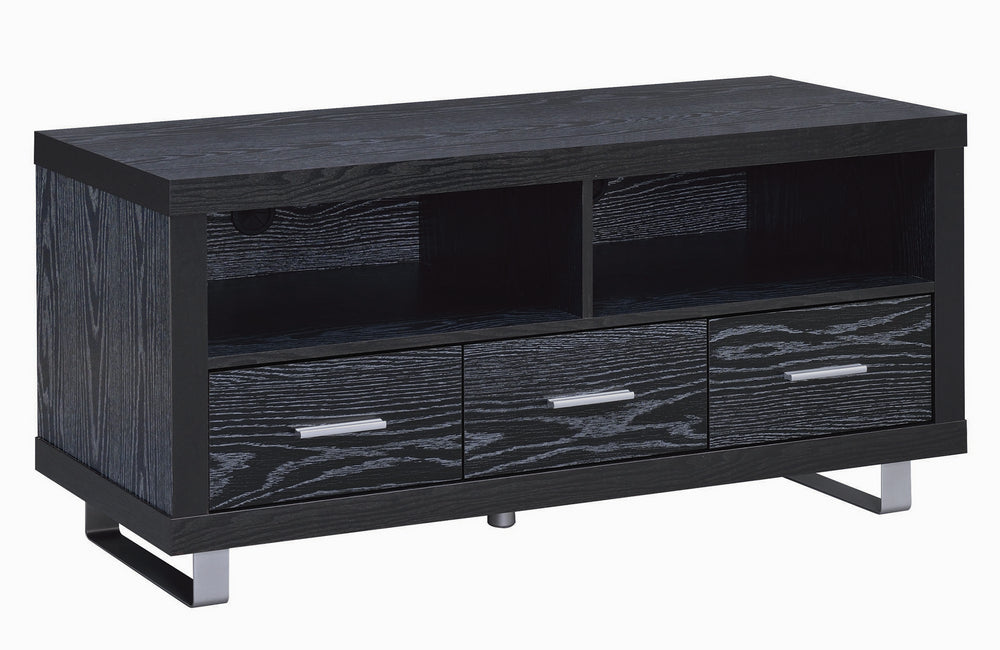 Rosaria Black Oak Wood 48" TV Console