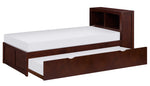 Rowe Dark Cherry Wood Twin Bed with Trundle