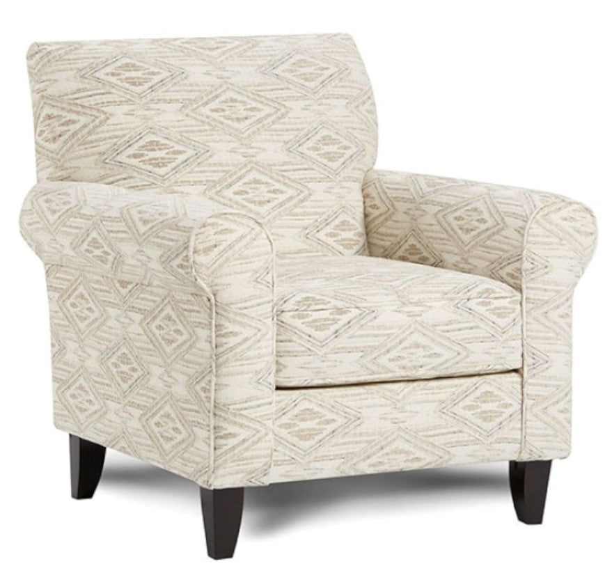 Saltney Diamond Multi Chenille Accent Chair