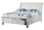 Selena 5-Pc Buttermilk Wood Twin Storage Platform Bedroom Set