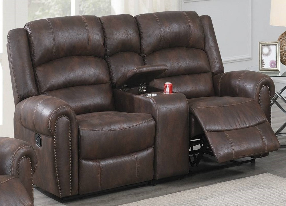 Selene Chocolate Power Recliner Loveseat