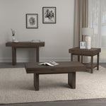 Seong Wheat Brown Wood Storage Coffee Table