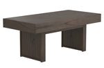 Seong Wheat Brown Wood Storage Coffee Table