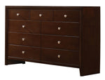 Serenity 5-Pc Rich Merlot Wood Full Bedroom Set