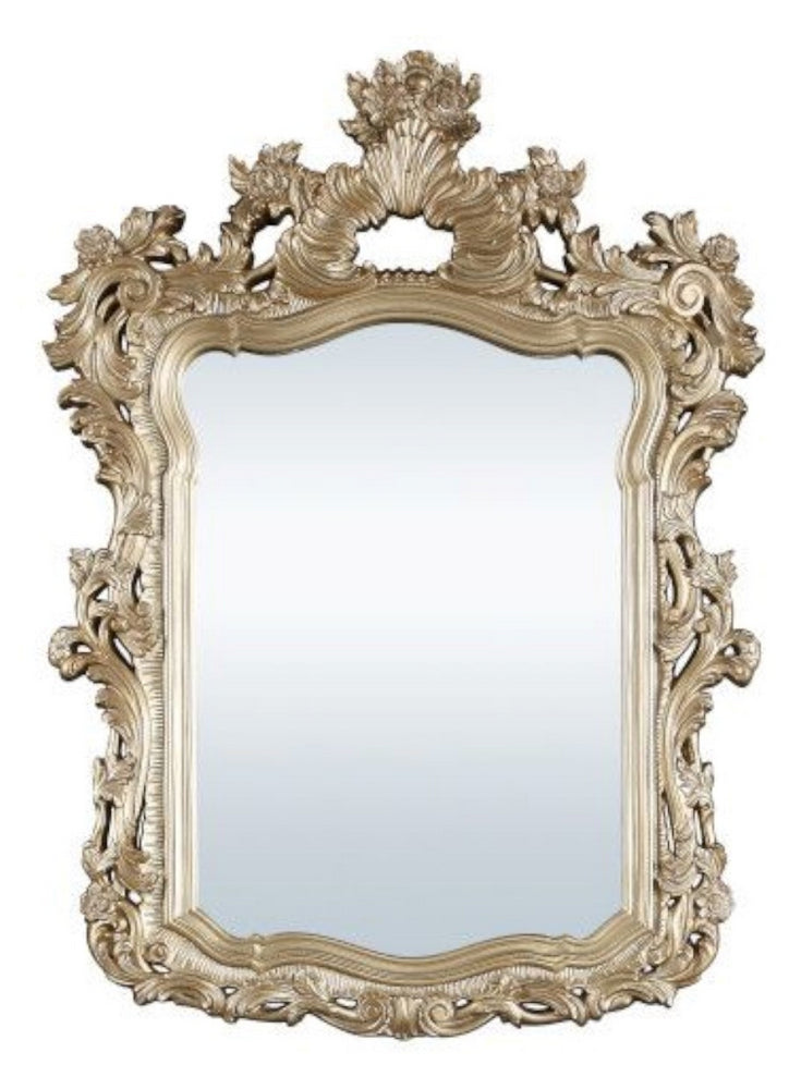 Seville Gold Finish Wood Dresser Mirror