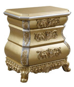 Seville Gold Finish Wood Nightstand