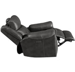 Shallowford Charcoal Dual Power Glider Recliner