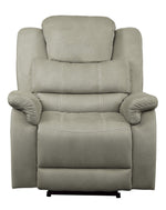 Shola Gray Microfiber Power Recliner