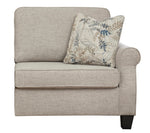 Alessio 4-Pc Beige Fabric Sectional Sofa