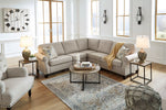 Alessio 4-Pc Beige Fabric Sectional Sofa