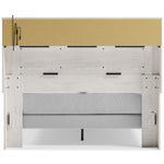 Altyra White Queen Bookcase Bed