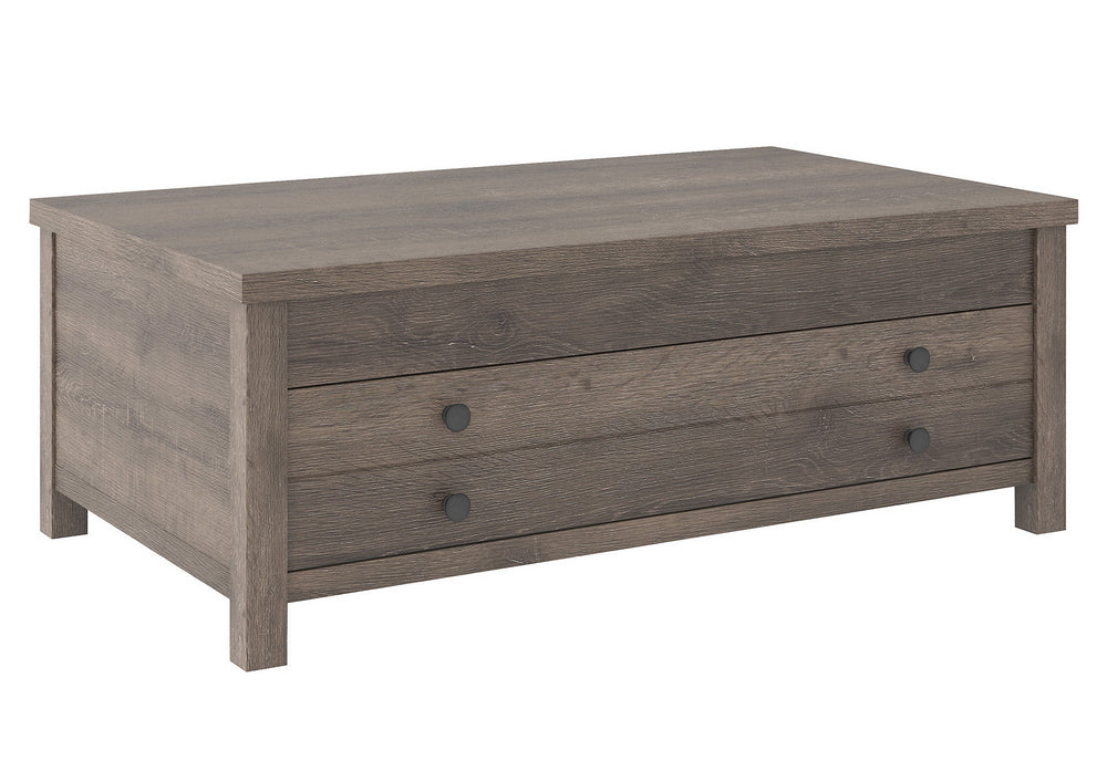 Arlenbry Gray Wood Lift-Top Coffee Table