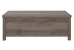 Arlenbry Gray Wood Lift-Top Coffee Table