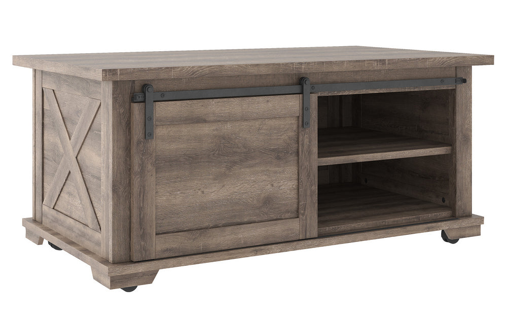 Arlenbry Gray Wood Coffee Table