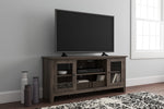 Arlenbry Gray Wood LG TV Stand