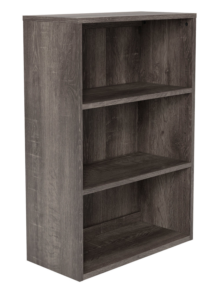 Arlenbry Gray Wood Medium Bookcase