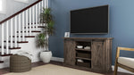 Arlenbry Gray Wood Medium TV Stand