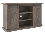 Arlenbry Gray Wood Medium TV Stand