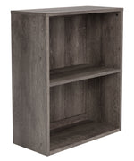 Arlenbry Gray Wood Small Bookcase