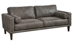 Arroyo Smoke Faux Leather 2-Seat Sofa