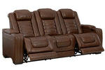 Backtrack Chocolate Power Recliner Sofa