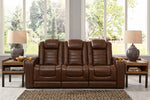 Backtrack Chocolate Power Recliner Sofa