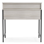 Bayflynn Whitewash Wood/Gunmetal Metal 36" Home Office Desk