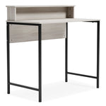 Bayflynn Whitewash Wood/Gunmetal Metal 36" Home Office Desk