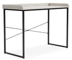 Bayflynn Whitewash Wood/Black Metal 43" Home Office Desk