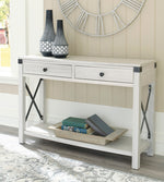 Bayflynn Whitewash Wood Console Sofa Table