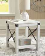 Bayflynn Whitewash Wood End Table