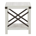 Bayflynn Whitewash Wood End Table