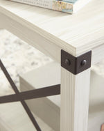 Bayflynn Whitewash Wood End Table