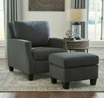 Bayonne Charcoal Fabric Chair