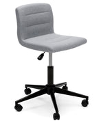 Beauenali Gray Fabric Home Office Chair