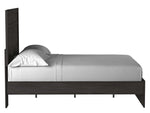 Belachime Black Wood Full Panel Bed