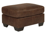 Bladen Coffee Faux Leather Ottoman