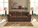 Bladen Coffee Faux Leather Sofa (Oversized)