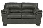 Bladen Slate Faux Leather Loveseat