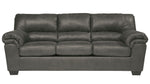 Bladen Slate Faux Leather Sofa (Oversized)