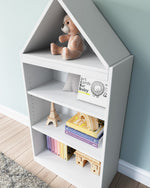 Blariden White Bookcase