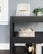 Blariden White Shelf Accent Table