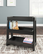 Blariden White Shelf Accent Table