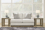 Signature Design Brebryan Flannel Plush Fabric Loveseat