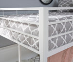 Broshard White Metal Twin/Twin Bunk Bed